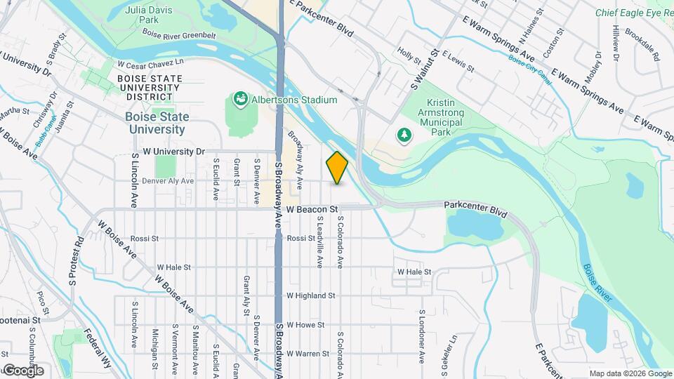 733 Belmont St Map and Location Details