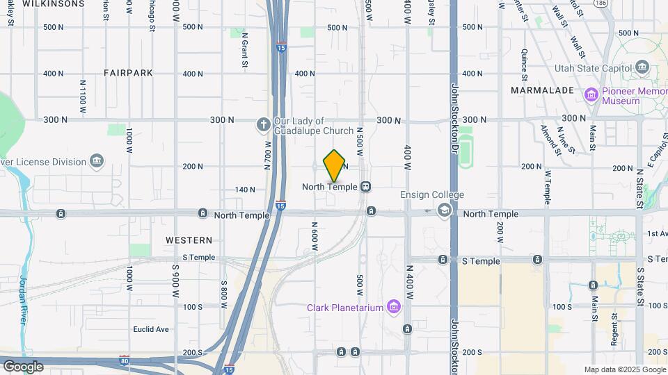 164 N 600 W-Unit -A Map and Location Details
