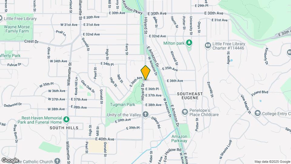 3601 Hilyard St Map and Location Details