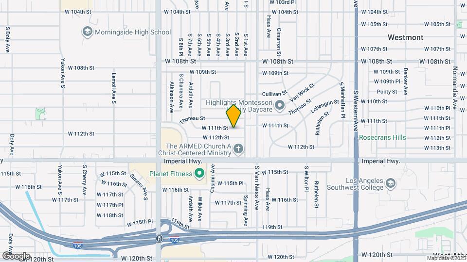 2326 W 111th St Map and Location Details