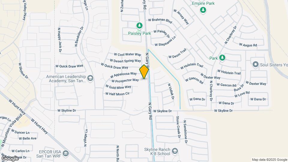 34691 N Open Range Dr Map and Location Details