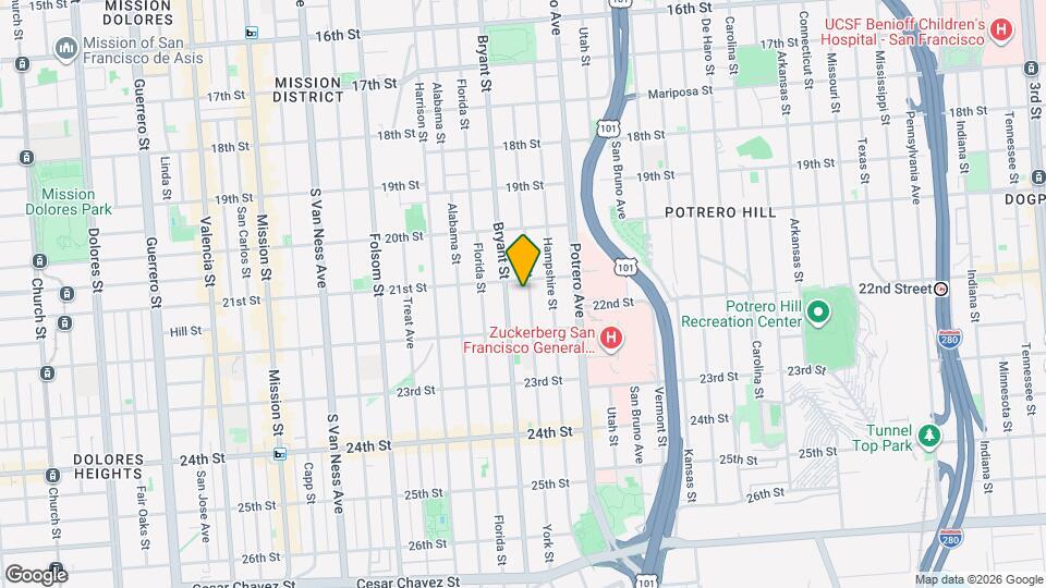 910 York St Mapa y Detalles de la Ubicación