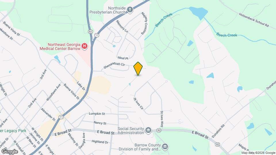 410 Shenandoah Ct Map and Location Details