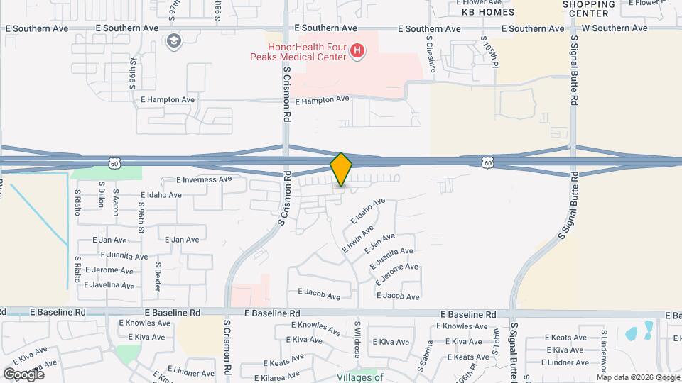 10134 E Isabella Ave Map and Location Details