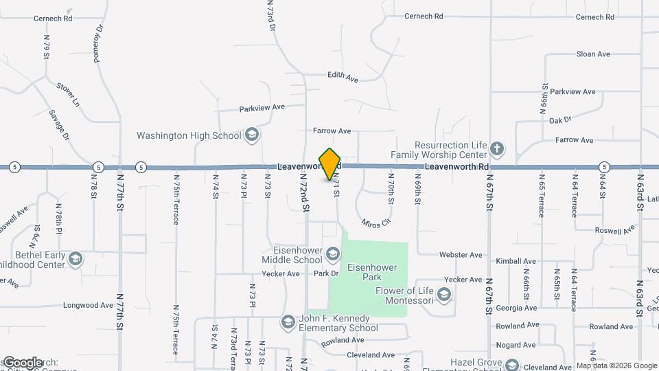 3028 N 71 St Map and Location Details