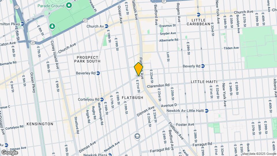431 E 21st St Map and Location Details