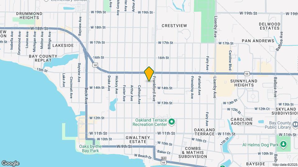 1404 Clay Ave Map and Location Details