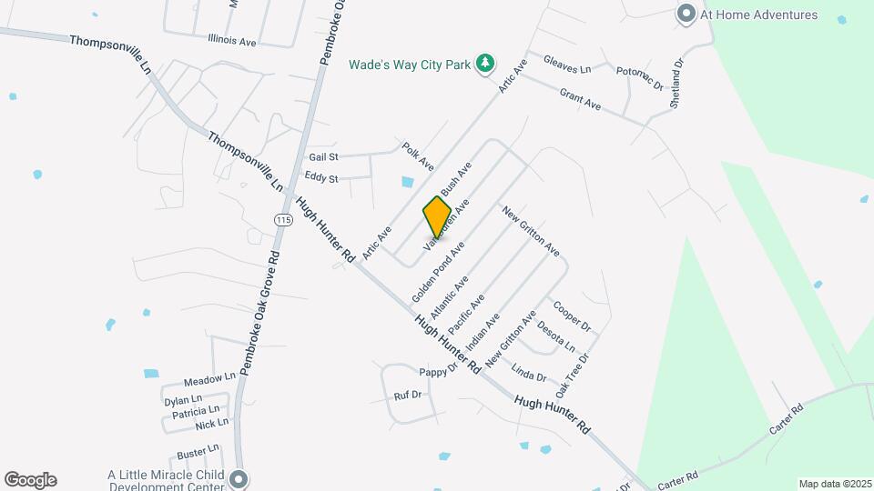 924 Van Buren Ave Map and Location Details