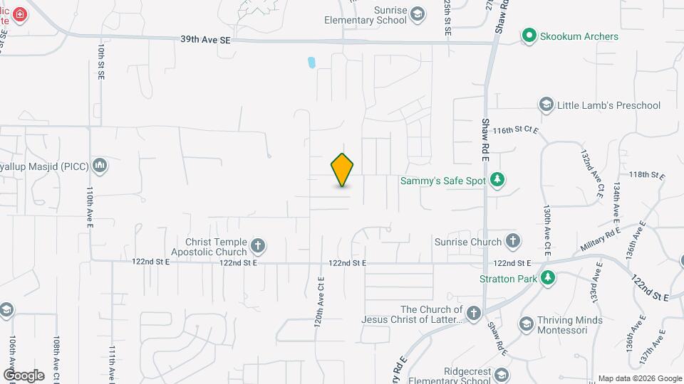 12105 119th St E Mapa y Detalles de la Ubicación