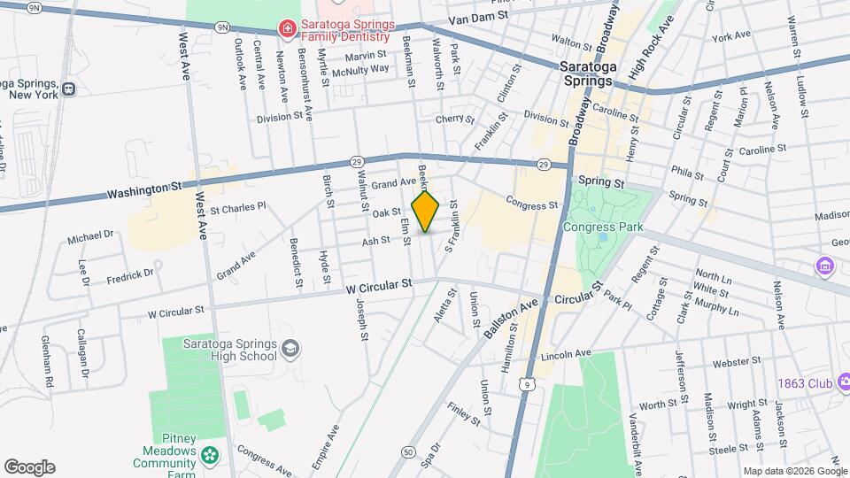 56 Ash St, Unit 1 Map and Location Details