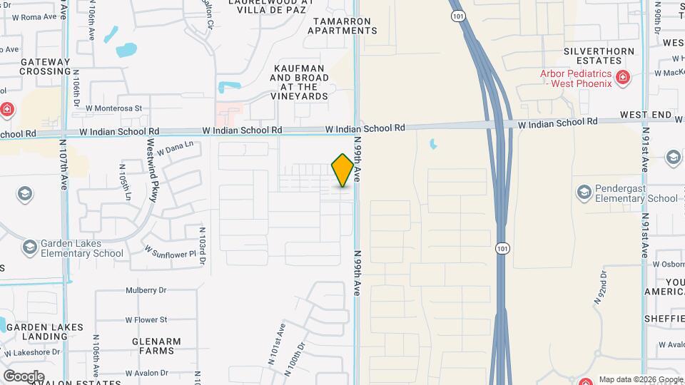 3731 N 99th Dr Map and Location Details