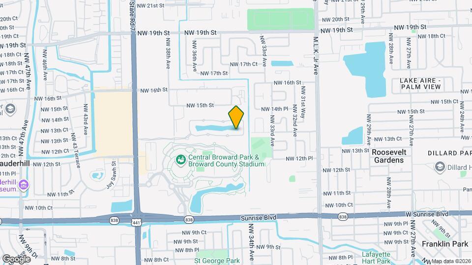 3429 NW 13th St Map and Location Details