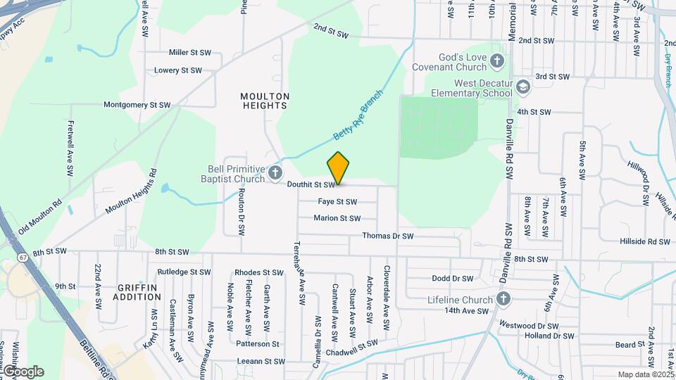 1517 Douthit St SW Map and Location Details