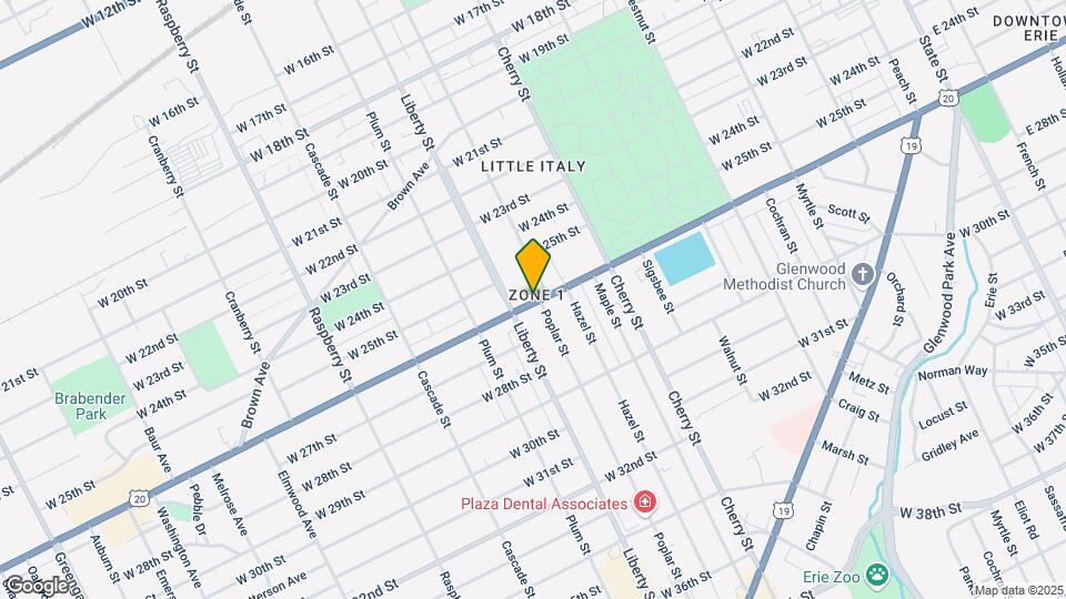710 W 26th St Map and Location Details