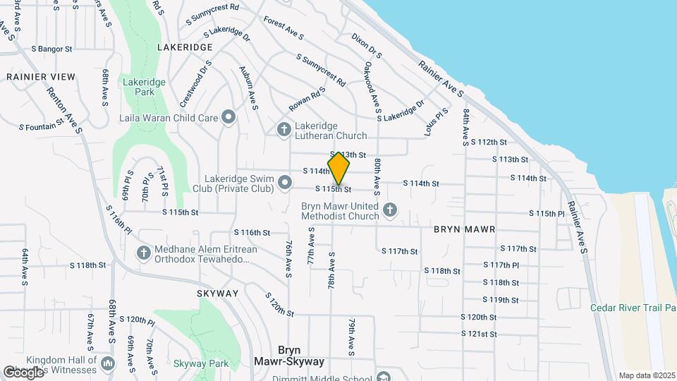 7713 S 115th St-Unit -Pl Map and Location Details