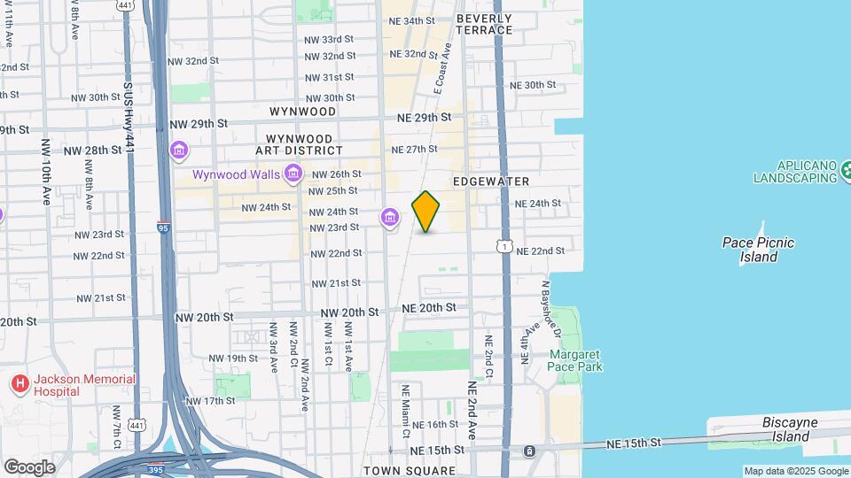 100 NE 23rd St, Unit A2 Map and Location Details