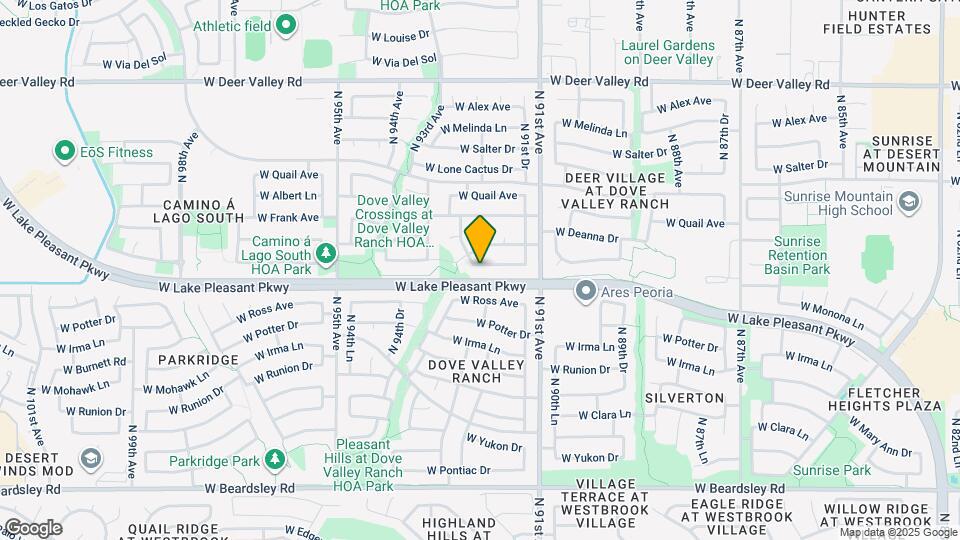 9171 W Harmony Ln Map and Location Details