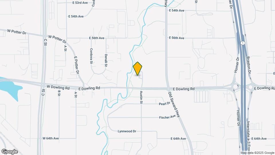 583 E Dowling Rd Map and Location Details