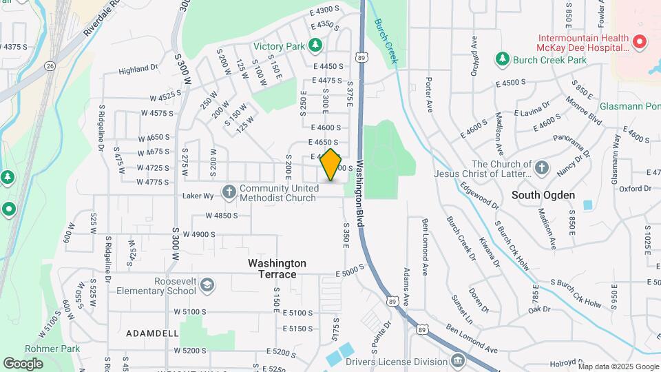 315 E 4775 S Map and Location Details