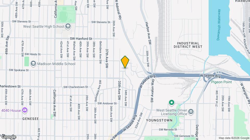 3421 34th Ave SW Map and Location Details