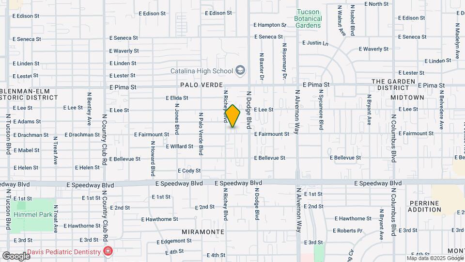 3619 E Fairmount St Mapa y Detalles de la Ubicación