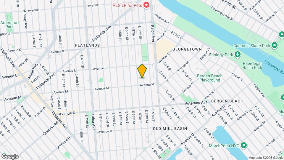 1318 E 58th St, Unit 1 Map and Location Details