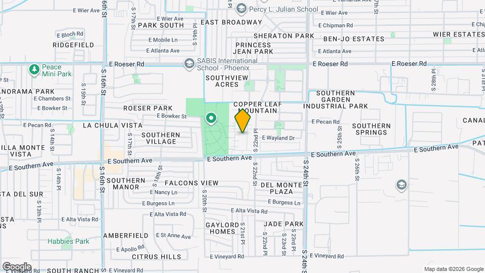 5708 S 21st Terrace Map and Location Details