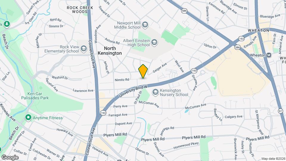 Kensington Garden Apartments Map and Location Details