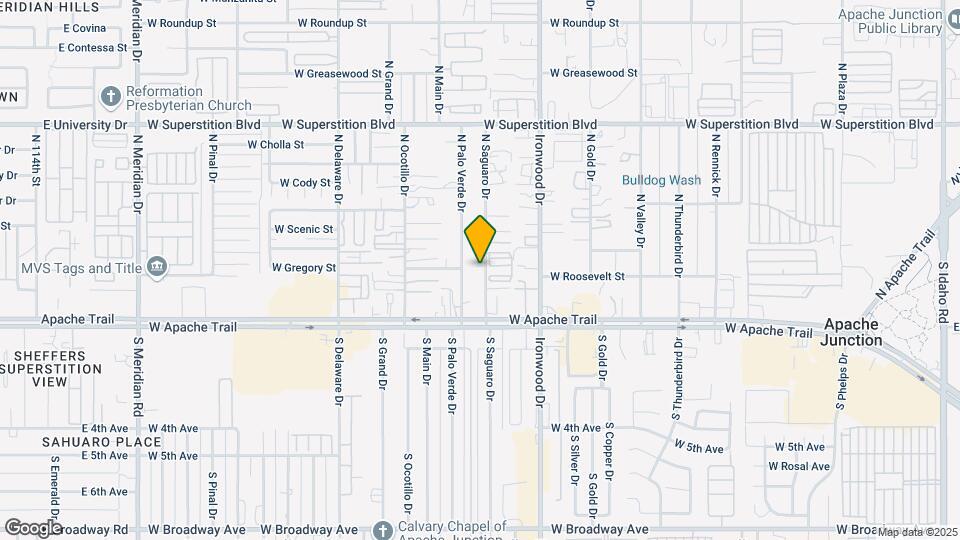 236 N Saguaro Dr, Unit #3 Map and Location Details