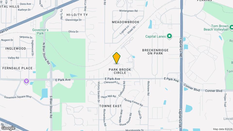 168 Parkbrook Cir Map and Location Details