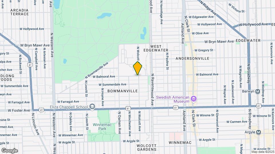 5348-5356 N Wolcott Ave Mapa y Detalles de la Ubicación