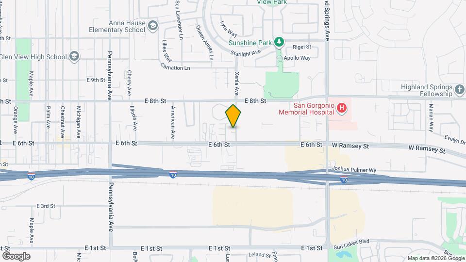 627 Xenia Ave Map and Location Details