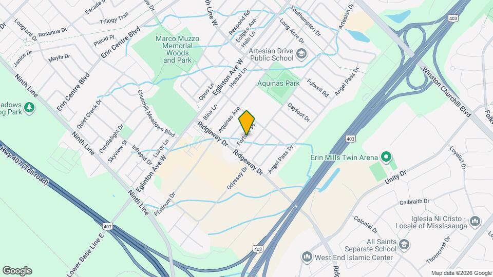 3632 Fortune Pl Map and Location Details