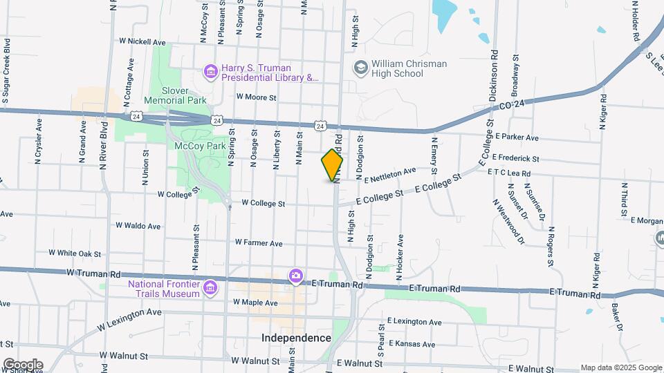 724 N Noland Rd, Unit 724 A Map and Location Details