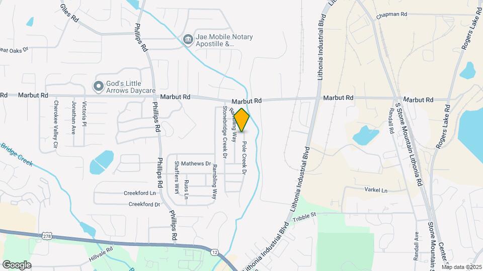 6541 Pole Creek Dr Map and Location Details