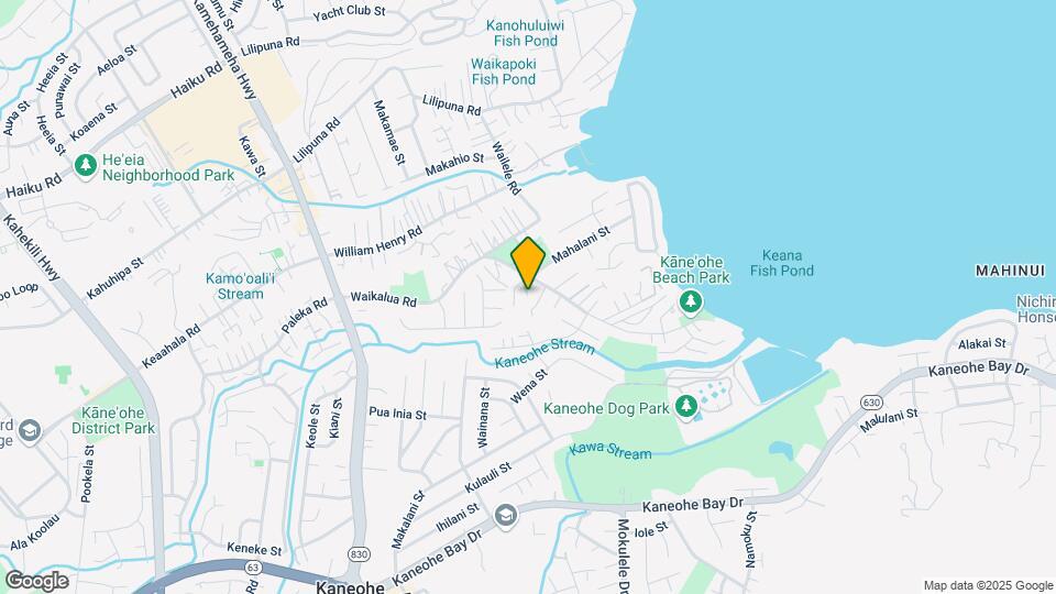 45-138 Waikalua Rd Map and Location Details