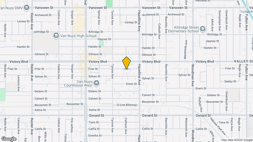 14156 Friar St Map and Location Details