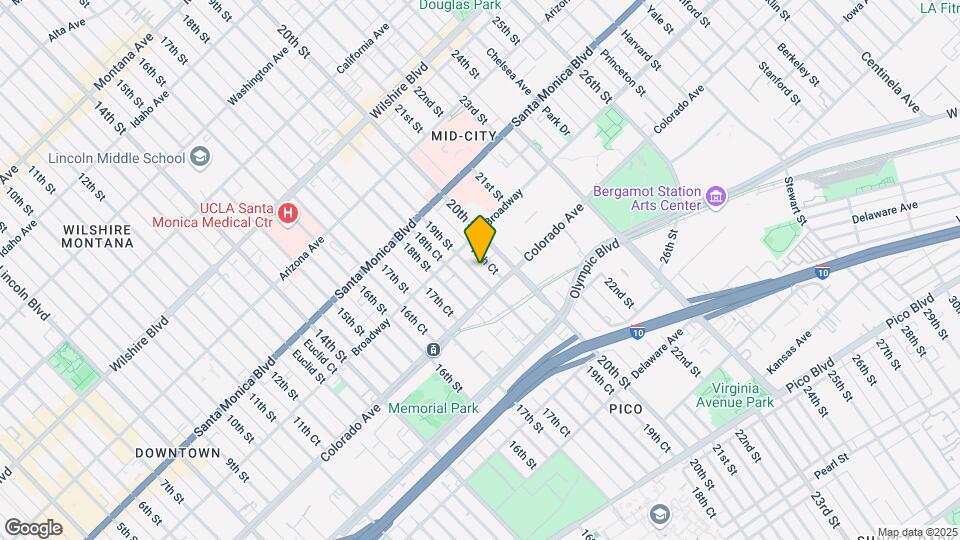1533 19th St Map and Location Details