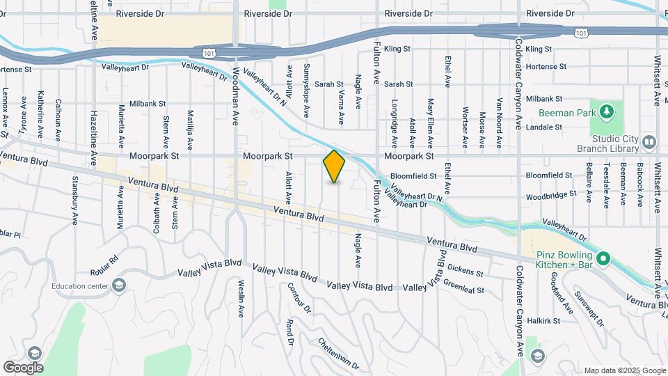 4259 Dixie Canyon Ave Mapa y Detalles de la Ubicación