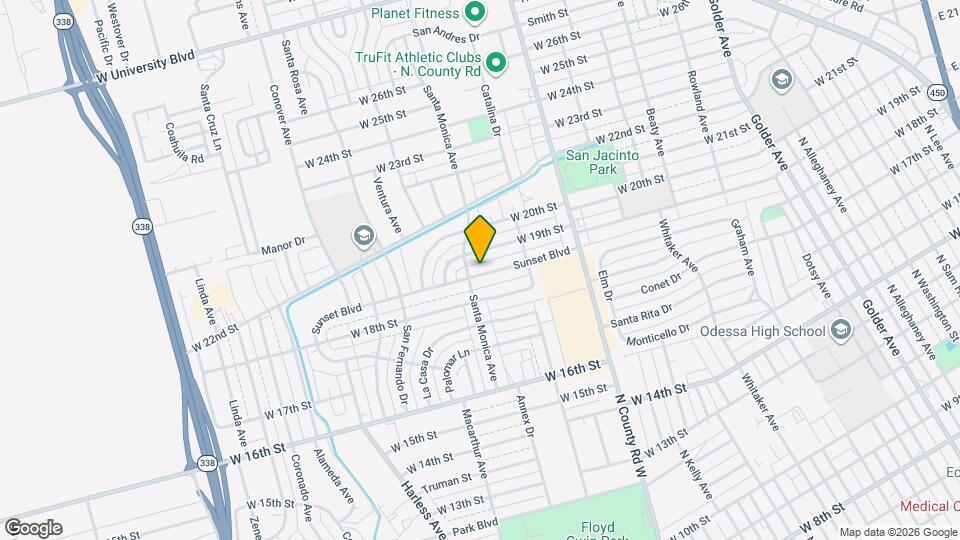 1508 Sunset Blvd Map and Location Details
