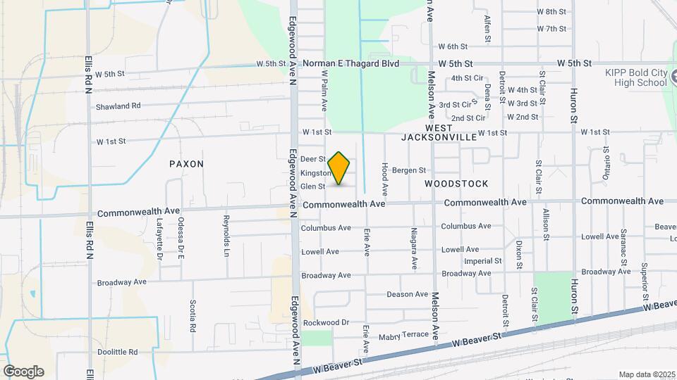 3428 Glen St Map and Location Details