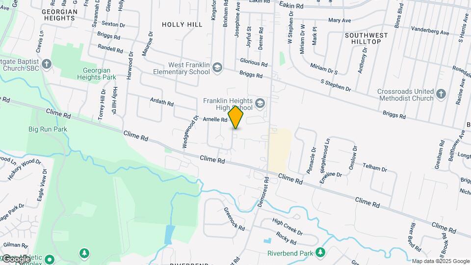 1142 McCarley Dr Map and Location Details