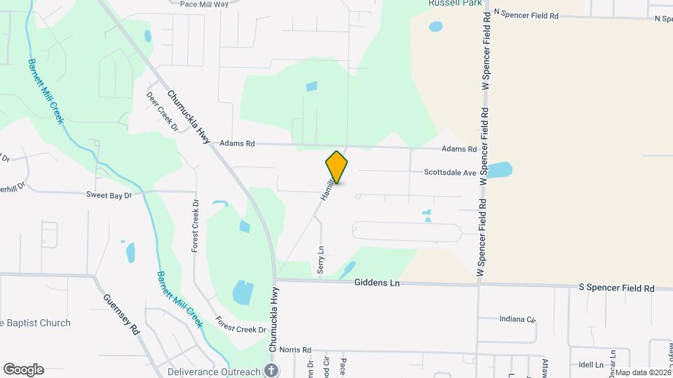 5136 Hamilton Ln Map and Location Details