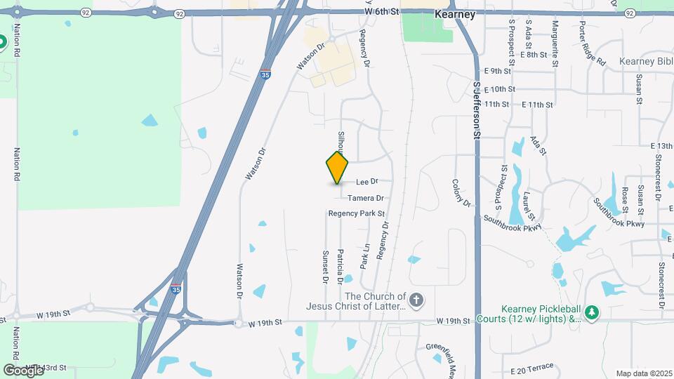 1404 Silhouette Dr Mapa y Detalles de la Ubicación