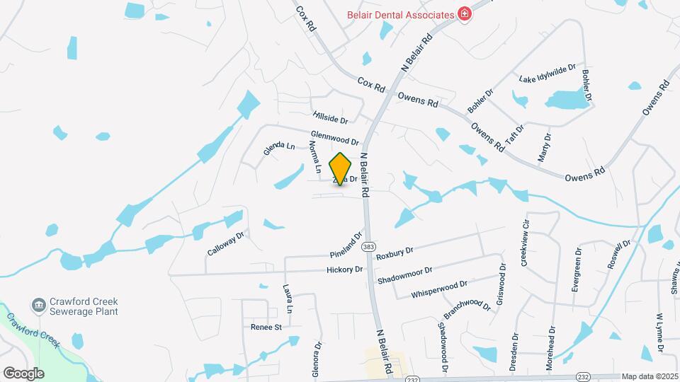 4463 Belair Dr Map and Location Details