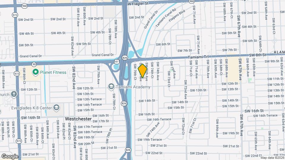 1047 SW 76th Ave Map and Location Details