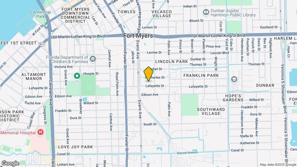 2651 Lafayette St Map and Location Details