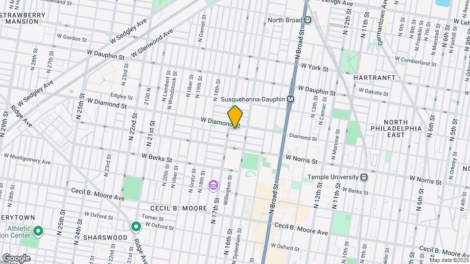 1635 Fontain St Map and Location Details