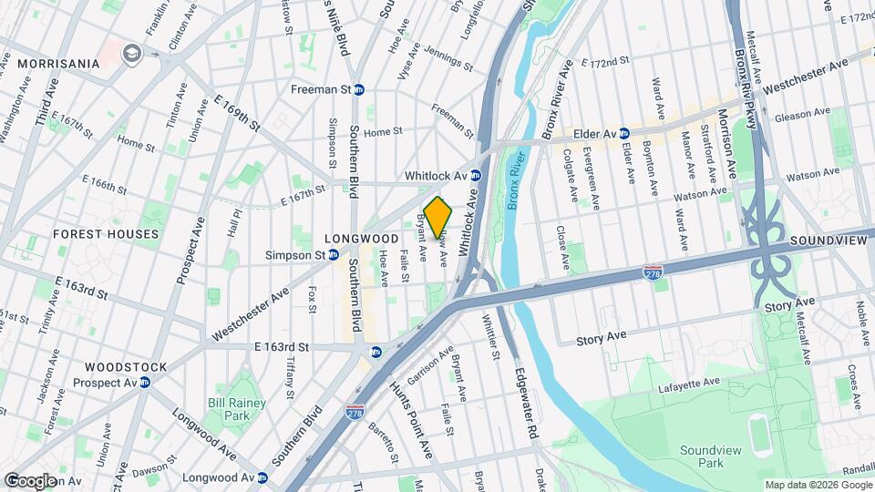 1045 Longfellow Ave Map and Location Details