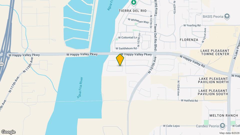 10819 W Swayback Pass Map and Location Details